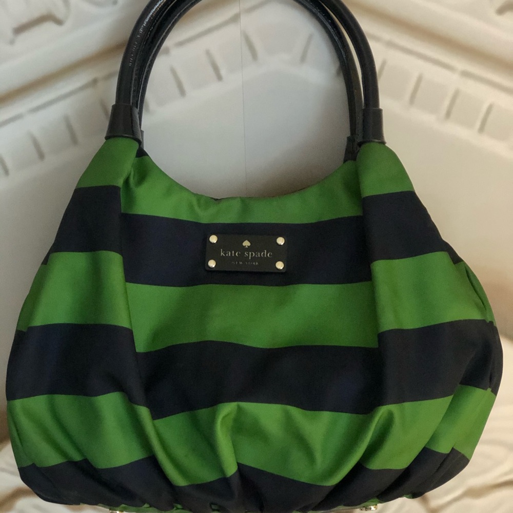 KATE SPADE CAMBRIDGE STRIPE KAREN BAG